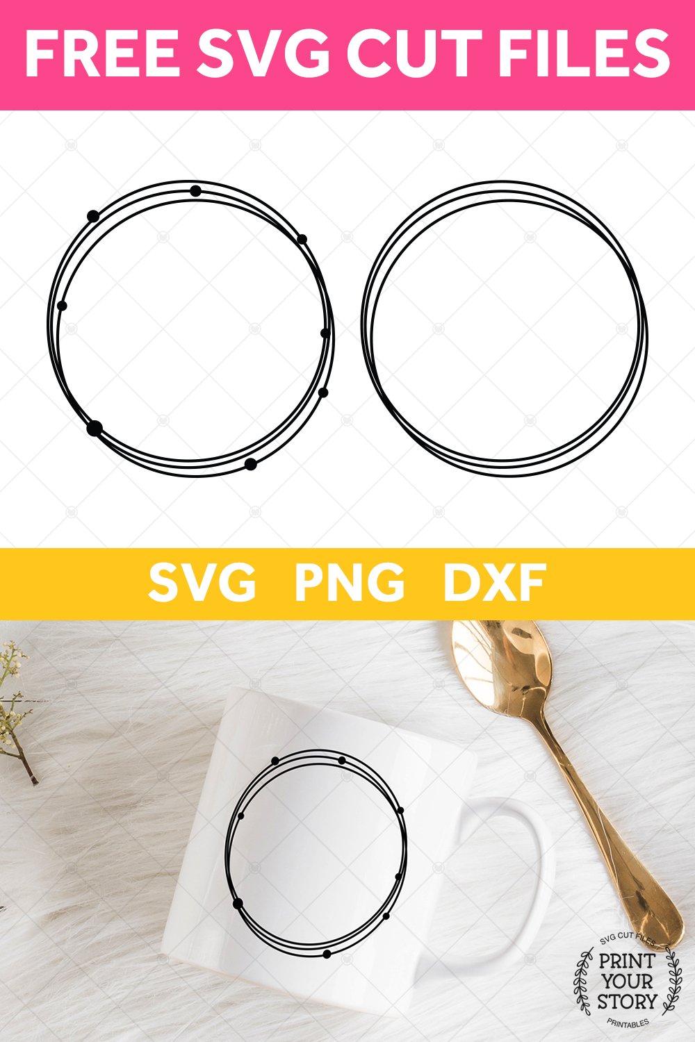 Free Circle Frame SVG Files