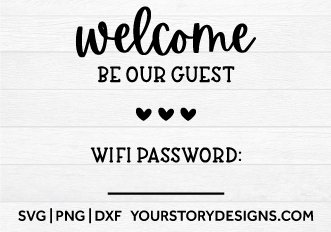 Welcome Sign SVG file