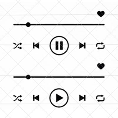 Music Player SVG file