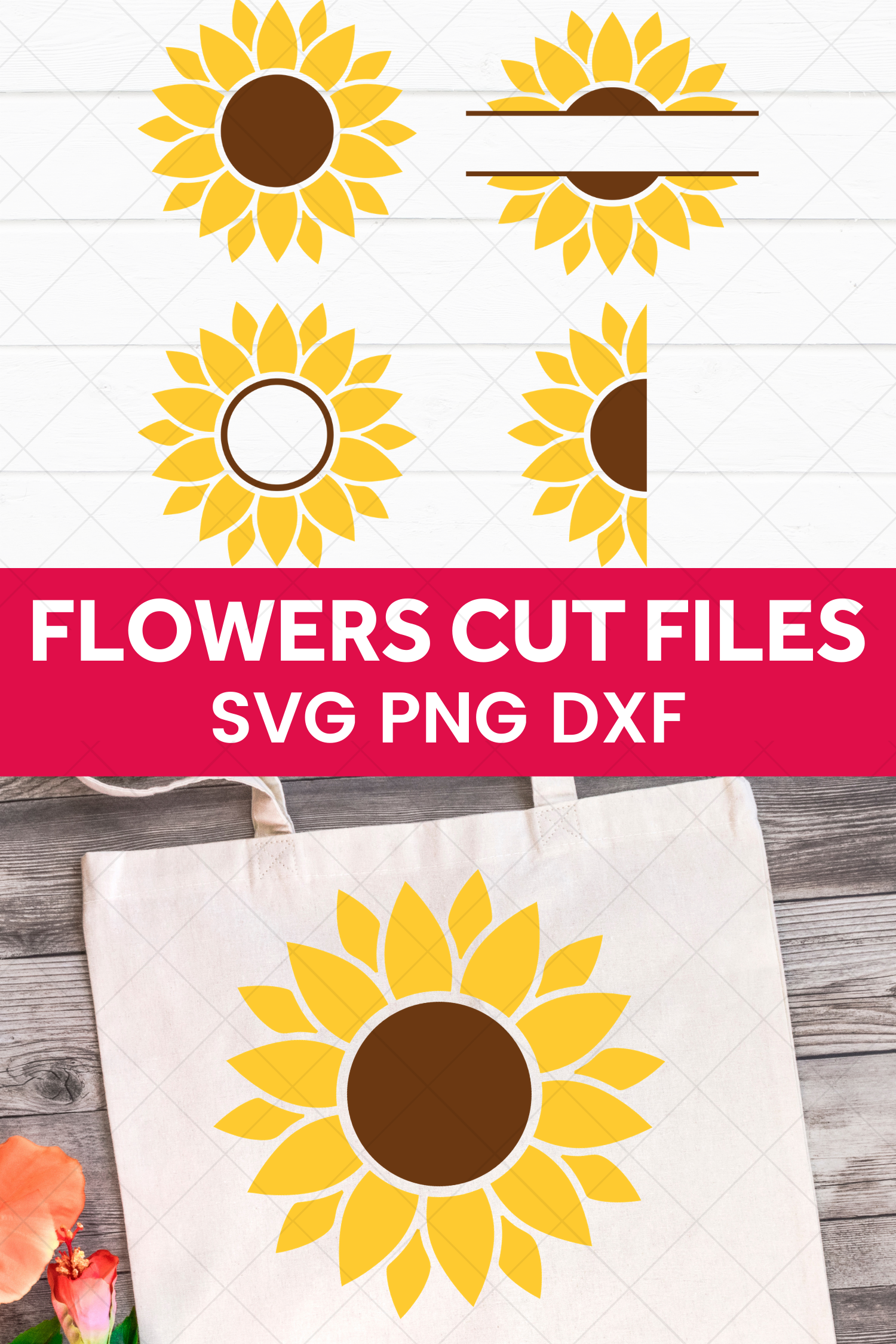 Sunflower SVG Files Bundle