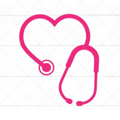 Stethoscope SVG Free for Cricut and Silhouette