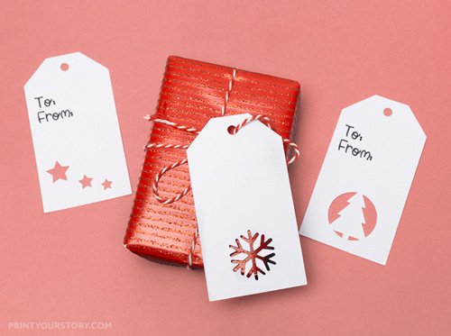 Christmas Gift Tags with Cricut + Free Gift Tag SVG files