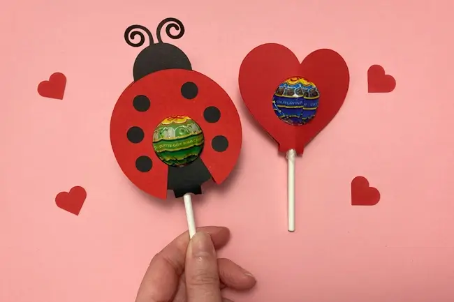 Free Lollipop Holder SVG with Cricut (Valentine)