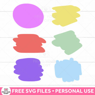 Free Brush Stroke SVG Files for Cricut – Keychain SVG Files