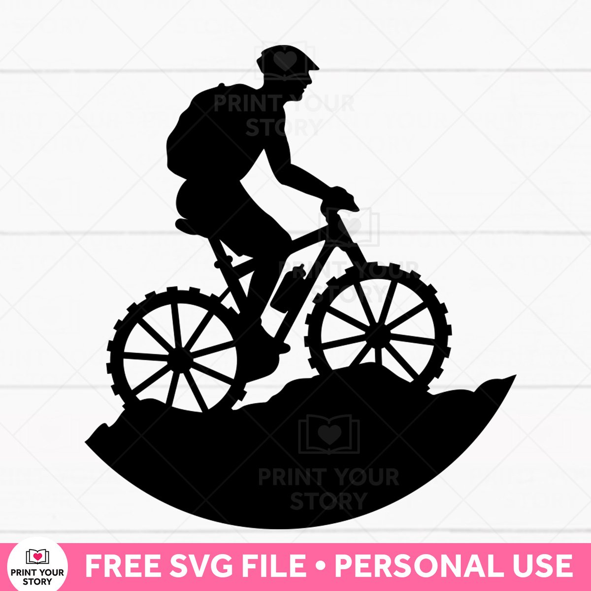 Free Mountain Bike SVG – Personal Use