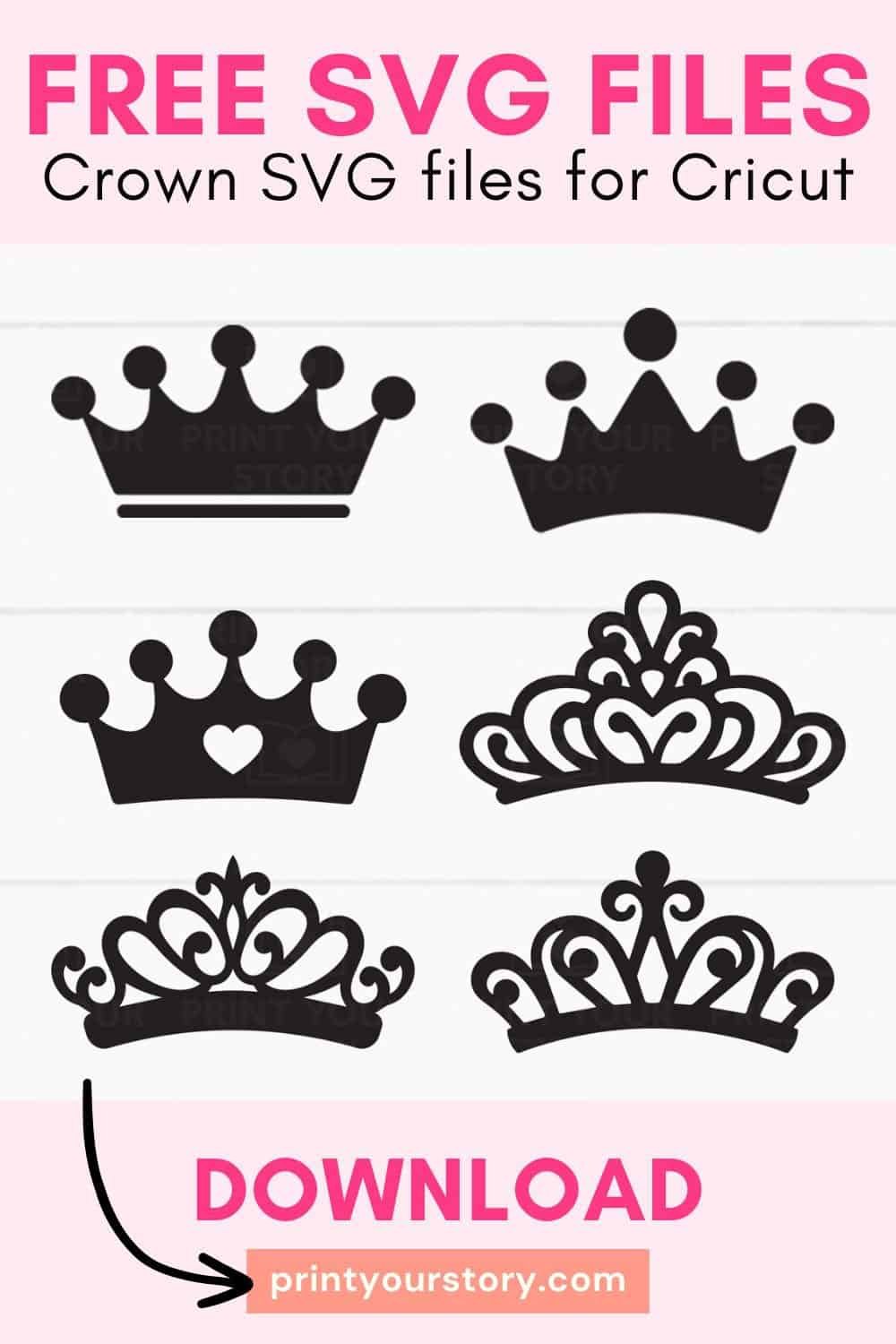 Free Crown SVG files for Personal Use