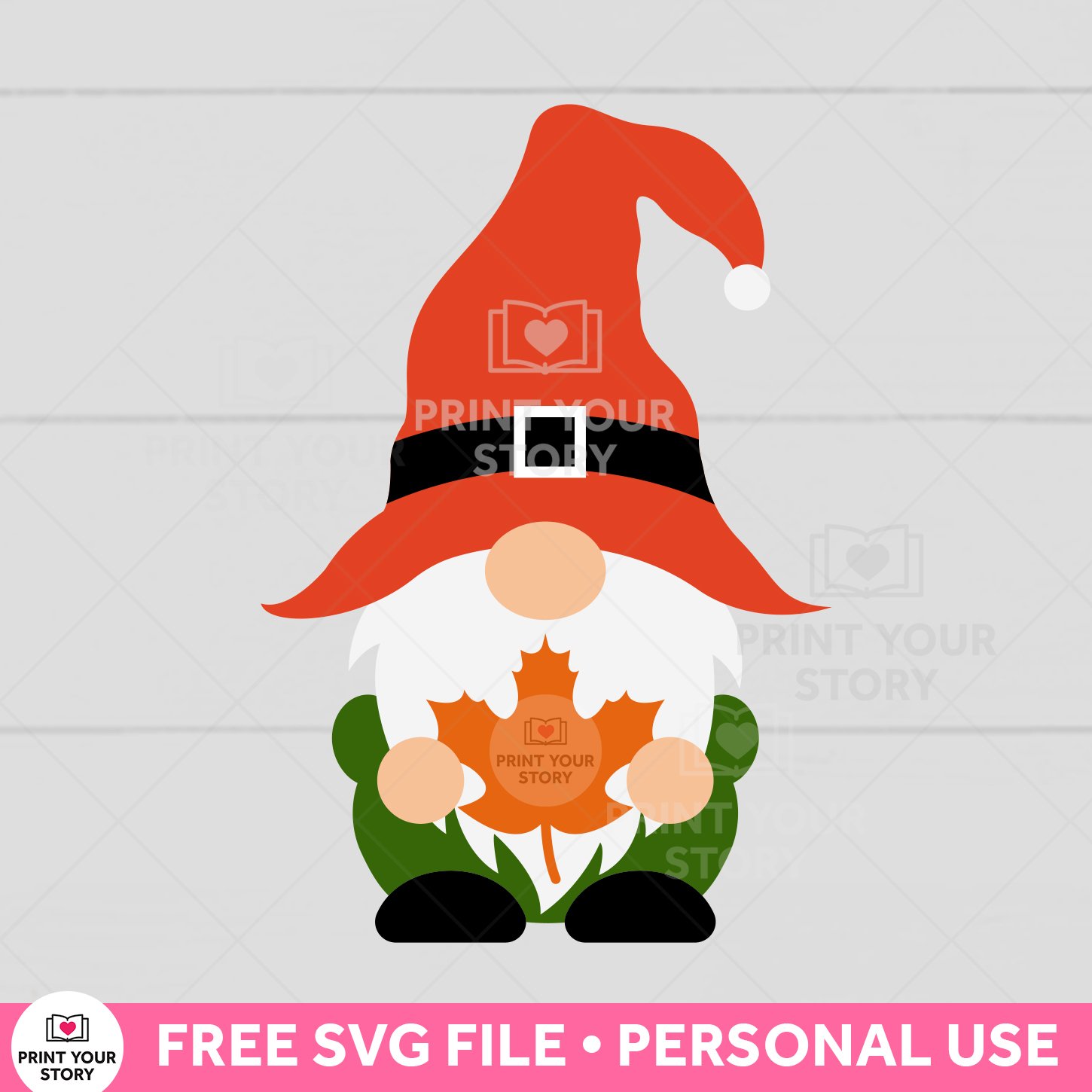 Free Fall Gnome SVG file