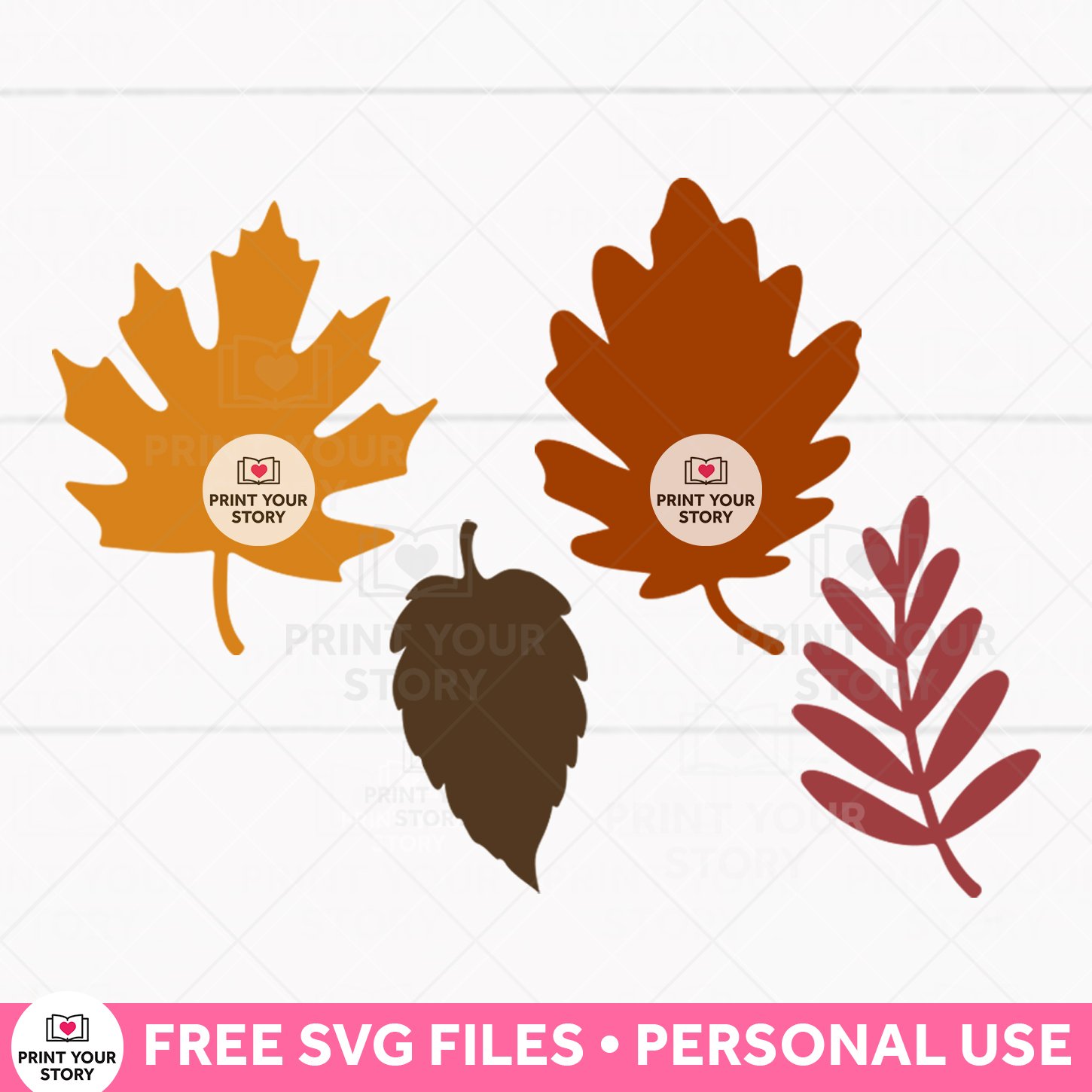 Free Fall Leaf SVG files for Your Autumn Crafts