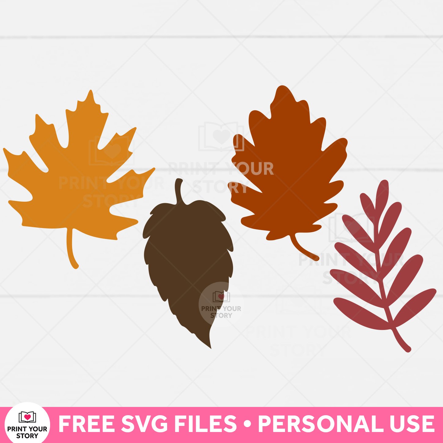 Free Fall Leaf SVG files for Your Autumn Crafts