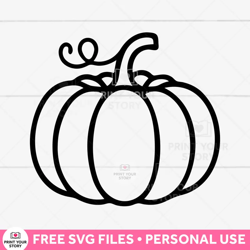 Free Pumpkin SVG File – Perfect for Fall Crafts!