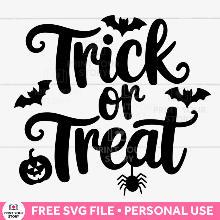 Free Trick or Treat SVG File