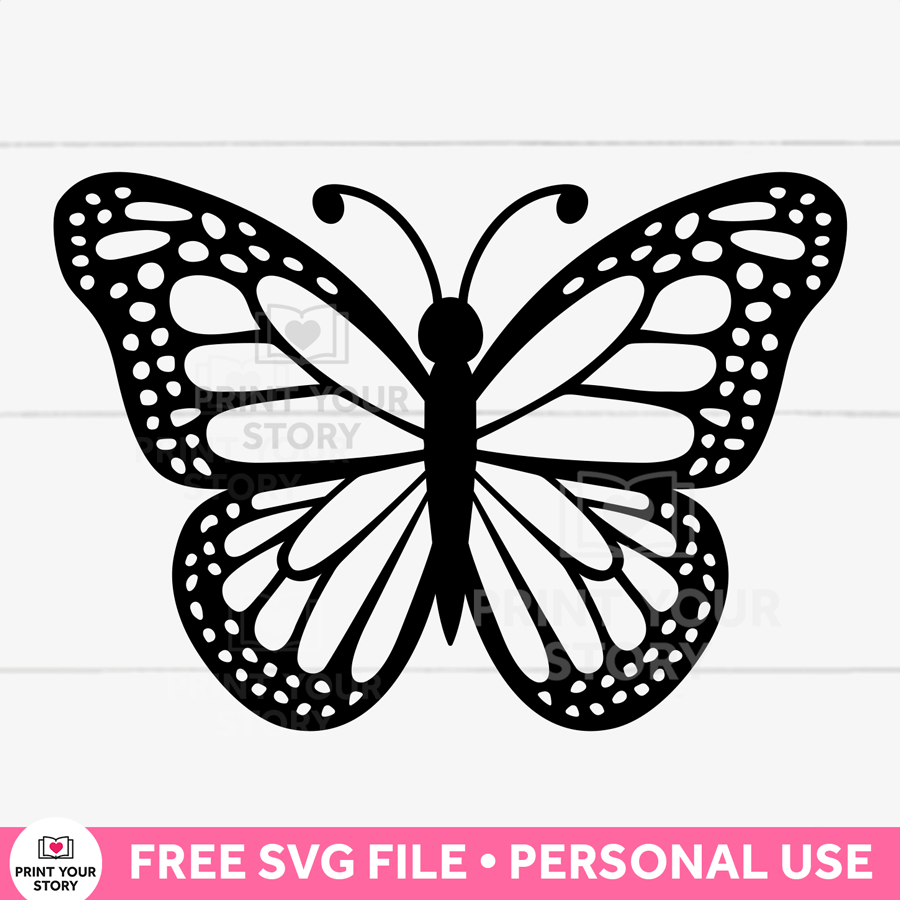 Free Butterfly SVG File