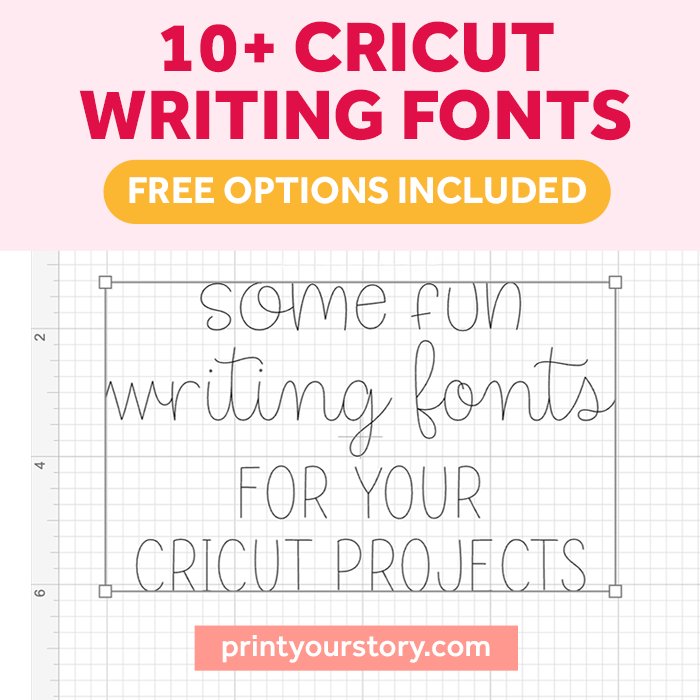 My 10 Favorite Single Line Writing Fonts for Cricut