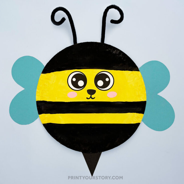 Bumble Bee Paper Plate Craft
