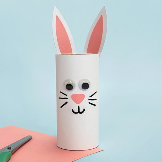Toilet Paper Roll Bunny Craft (Easy Spring & Easter Activity)