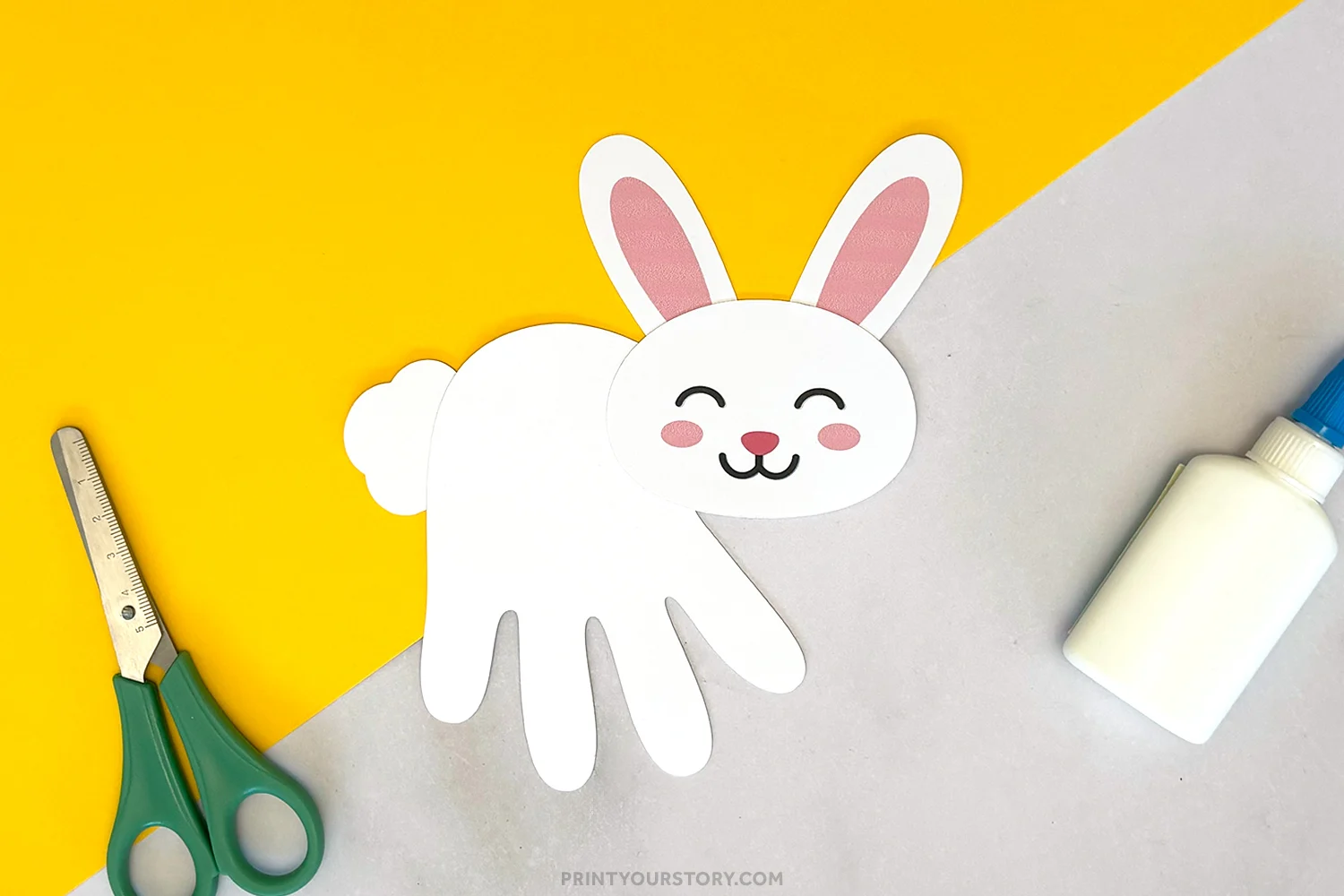 Handprint Bunny Craft