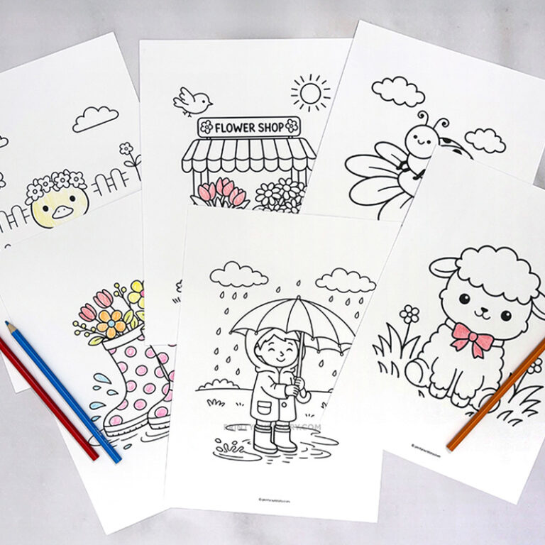 Free Printable Spring Coloring Pages