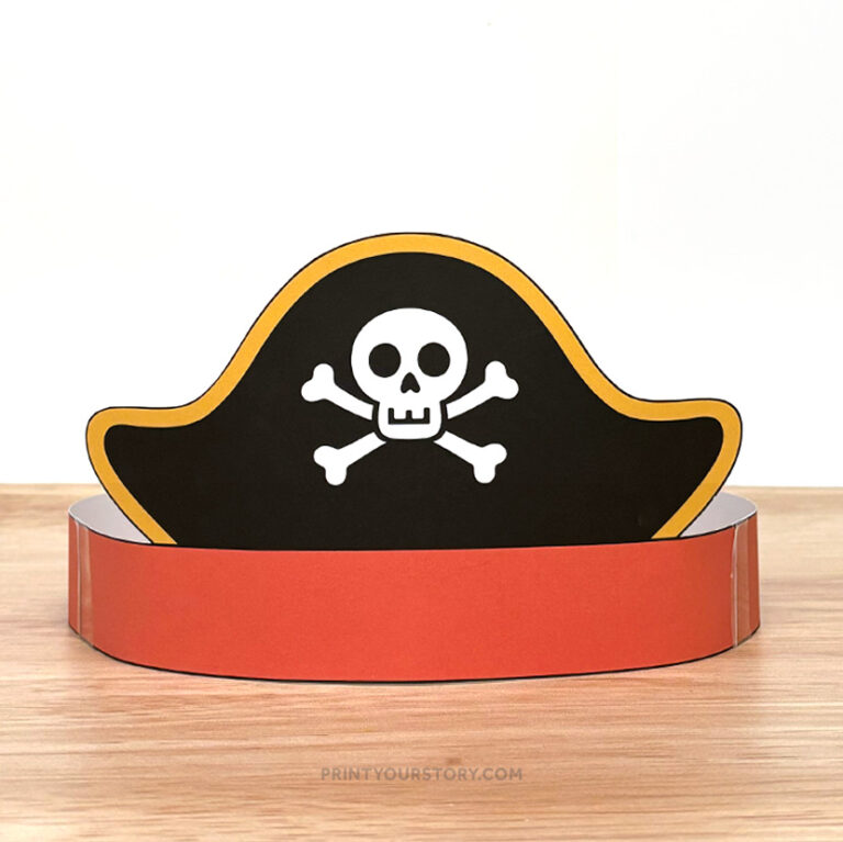 Printable Pirate Hat Craft – Free Template