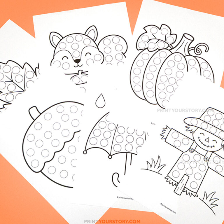 Free Fall Dot Marker Printables – Free PDF Printables
