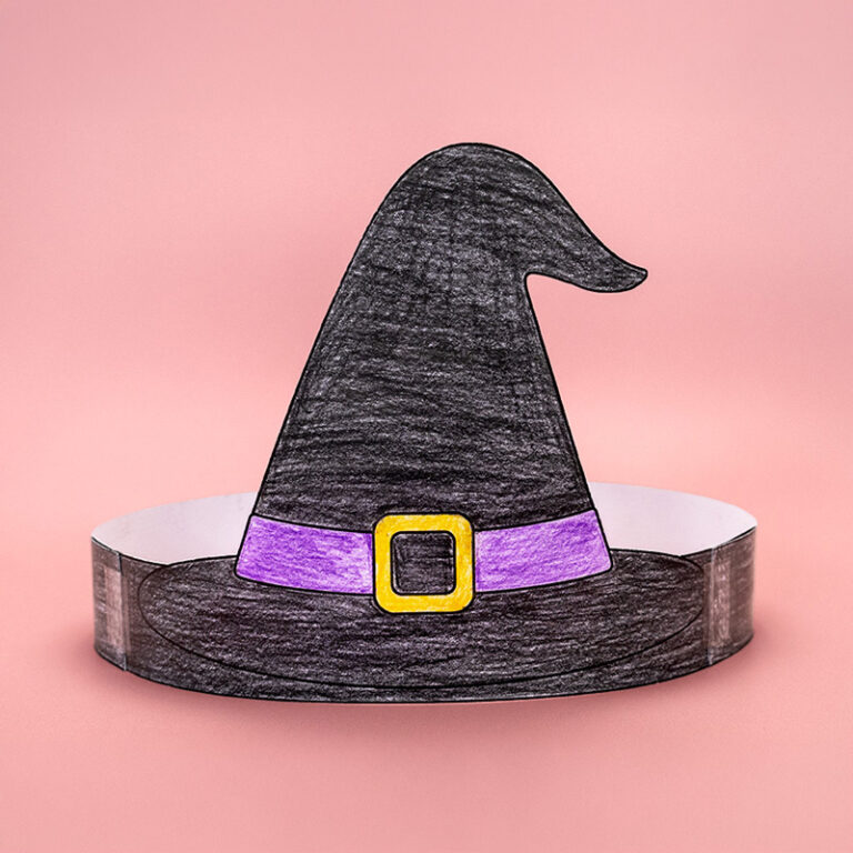 Witch Hat Headband Craft (Free Printable)