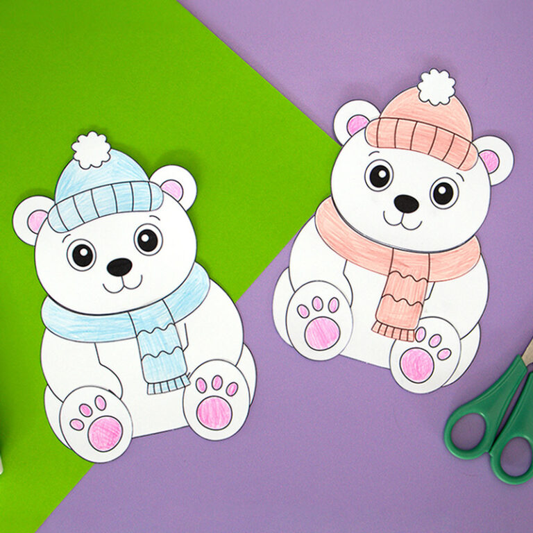 Build a Polar Bear Craft (Free Printable)